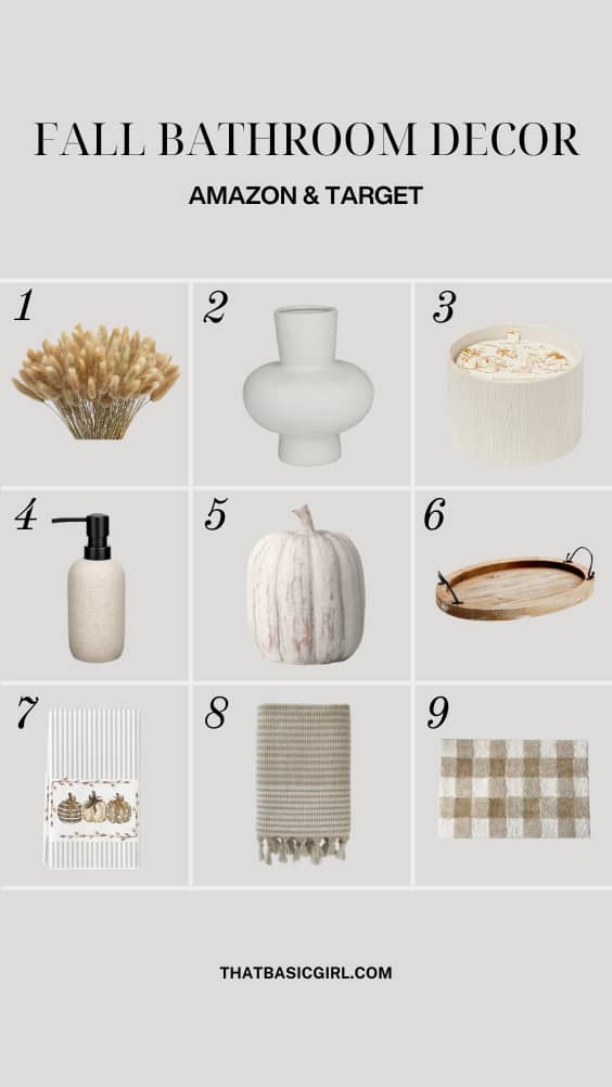 9 fall bathroom decor ideas